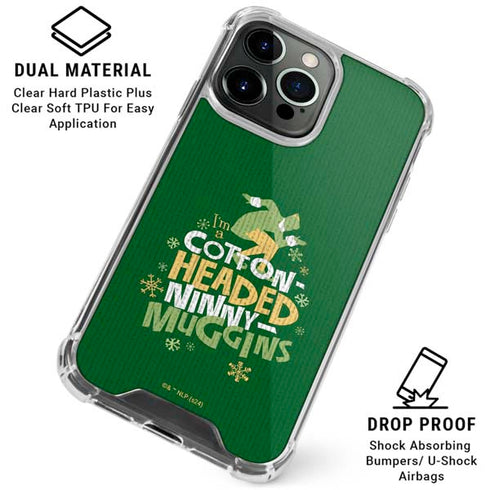 Elf Cotton Headed Ninny Muggins iPhone 15 Pro Clear Case
